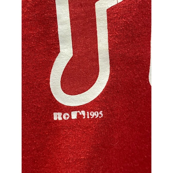 Vintage 1995 Philadelphia Phillies Russell Athletic T Shirt Youth Size Large - Picture 8 of 8